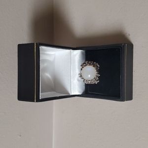 Arosha Coral Rainbow Moonstone Ring